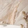 Nude Marble Stone Wall Mural - Self-Adhesive Peel & Stick Wallpaper for Natural Home Decor
