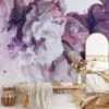 Colorful Ink in Water Wallpaper - Vibrant Liquid Wall Covering for Eye-catching Interior