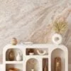 Nude Marble Stone Wall Mural - Self-Adhesive Peel & Stick Wallpaper for Natural Home Decor
