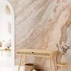 Nude Marble Stone Wall Mural - Self-Adhesive Peel & Stick Wallpaper for Natural Home Decor