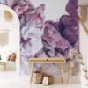 Colorful Ink in Water Wallpaper - Vibrant Liquid Wall Covering for Eye-catching Interior