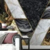 Modern Peel & Stick Black Gold Marble Pattern Wallpaper for a Chic and Stylish Home and Office Decor