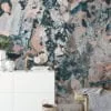 Mix Colored Stone Marble Wallpaper, Peel & Stick Self Adhesive Mural for a Bold and Modern Look