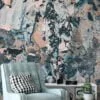 Mix Colored Stone Marble Wallpaper, Peel & Stick Self Adhesive Mural for a Bold and Modern Look