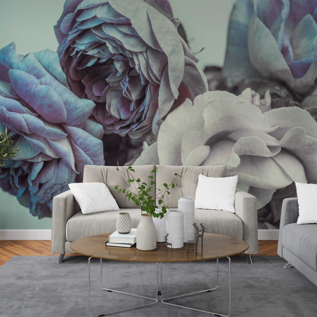 Large Peony Flowers Wallpaper, Bold and Beautiful Peel and Stick Wall Mural, Self Adhesive Removable Wallpaper for a Stunning Statement Wall