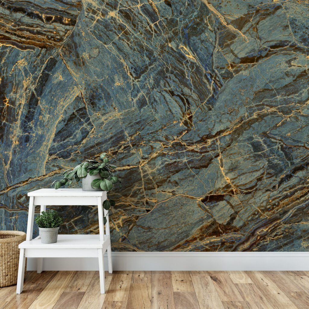 Rustic Charm with Earthy Tones Marble Texture Wallpaper, Wall Mural That Blends Natural Elements with Modern Design