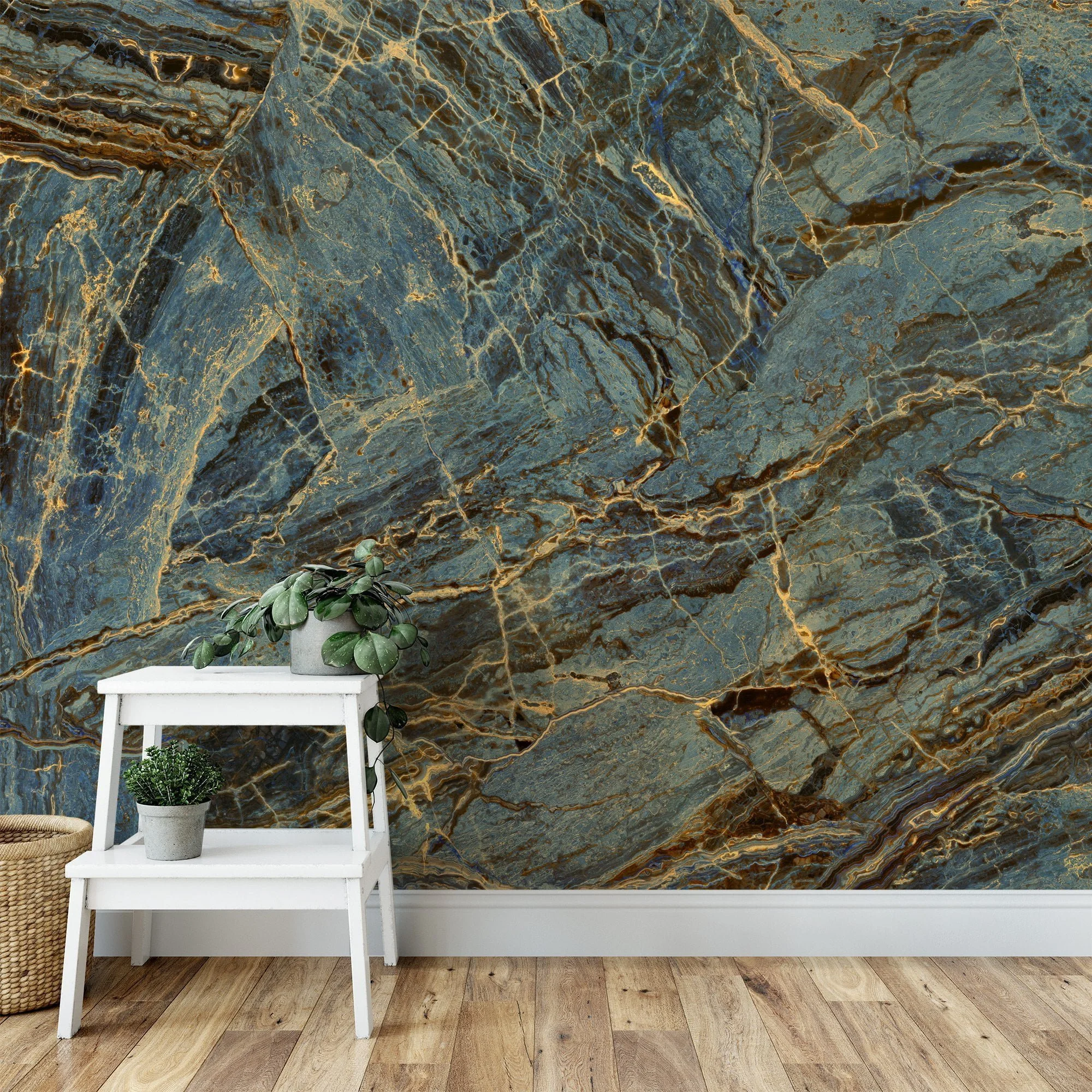 Rustic Charm with Earthy Tones Marble Texture Wallpaper, Wall Mural That Blends Natural Elements with Modern Design