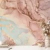 Luxurious Rose Gold Marble Texture Wallpaper for a Glamorous and Refined Home Decor