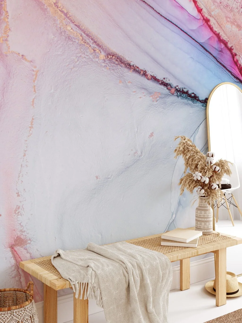 Experience the allure of abstract paintings with our Ink Wallpaper collection