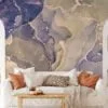 Opulent Multicolored Luxe Marble Texture Wallpaper for a Glamorous and Sophisticated Home Decor