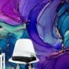 Experience the enchantment of our Mixed Colors Ink Art Wallpaper