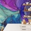 Experience the enchantment of our Mixed Colors Ink Art Wallpaper