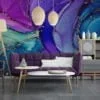 Experience the enchantment of our Mixed Colors Ink Art Wallpaper