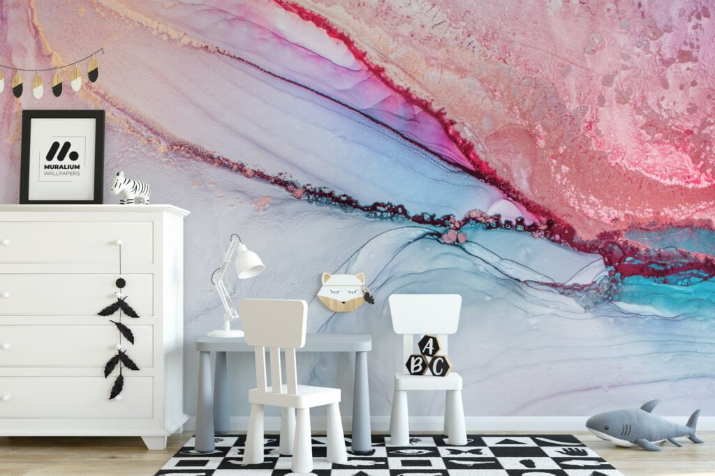 Experience the allure of abstract paintings with our Ink Wallpaper collection