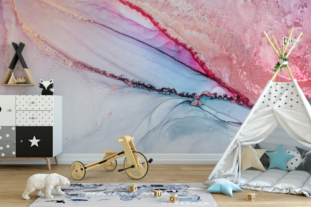 Experience the allure of abstract paintings with our Ink Wallpaper collection