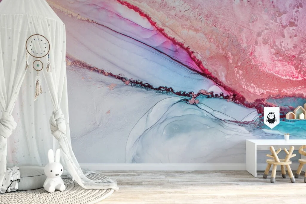 Experience the allure of abstract paintings with our Ink Wallpaper collection