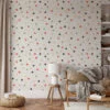 Vintage Style Rhombus Pattern Wallpaper, Modern Geometric Harmony Peel & Stick Wall Mural