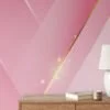Abstract Modern Pink Shades With A Spark Wallpaper, Geometric Luxury Peel & Stick Wall Mural