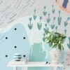 Abstract Brush Srokes and Shapes With Pastel Colors Wallpaper, Pastel Geometric Shapes and Textures Peel & Stick Wall Mural
