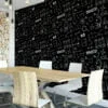 Chalkboard With Chemistry Icons Illustrations Wallpaper, Black and White Science Theme Wall Mural for Kids and Classrooms