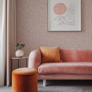 Soft Pink Terrazzo Peel and Stick Wallpaper, Modern Faux Stone Wall Mural, Chic Speckled Self Adhesive Wallpaper