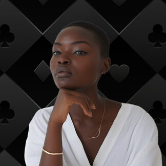 Moody Black Card Suit Harlequin Peel and Stick Wallpaper, Dark Diamond Pattern Wall Mural, Sophisticated Poker Room and Bedroom Decor