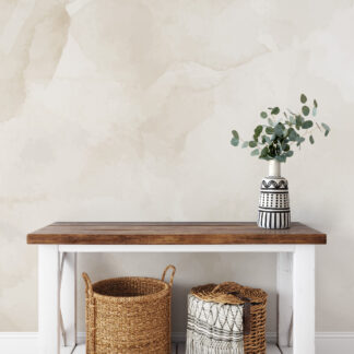 Minimalist Beige Watercolor Peel and Stick Wallpaper, Neutral Organic Textured Wall Mural, Wabi-Sabi Style Home Decor