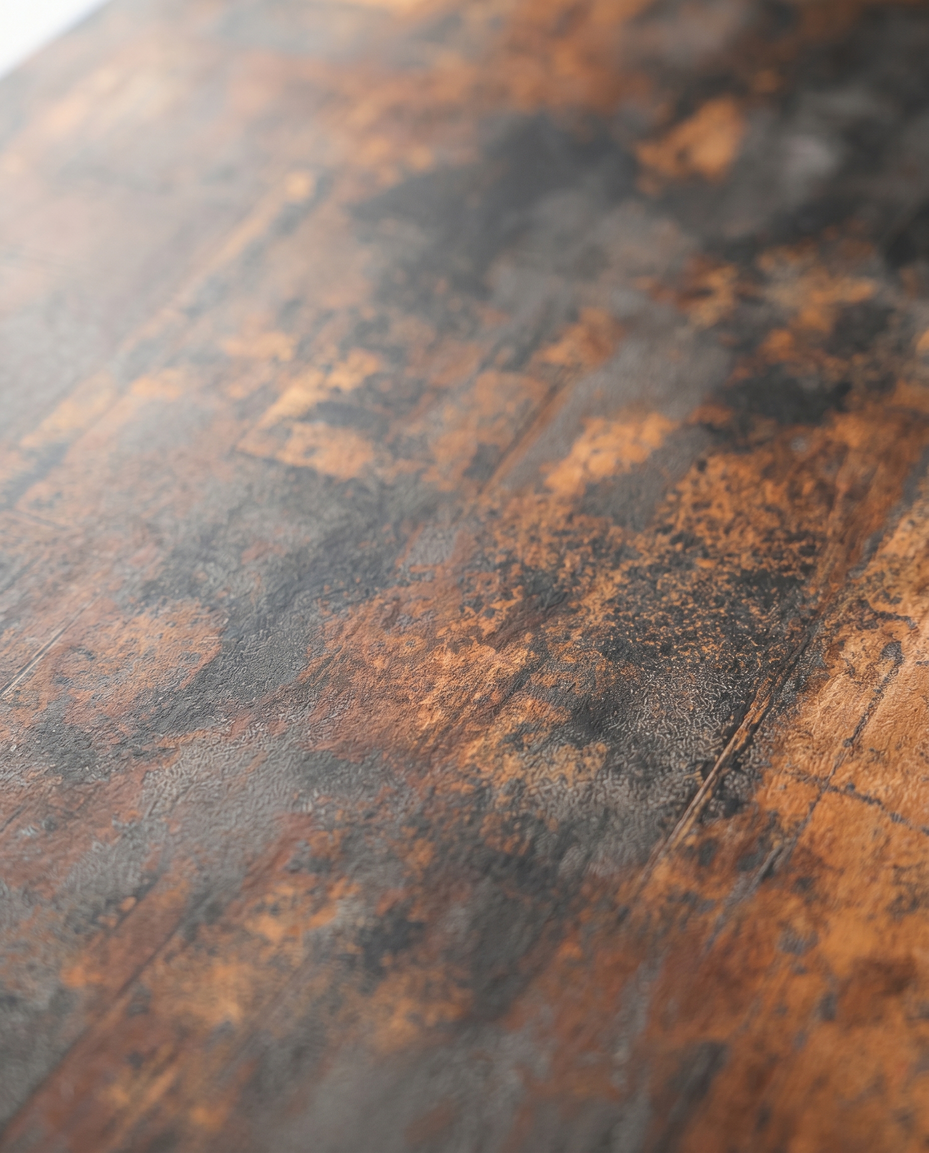 Rusted Metal Industrial Texture Wallpaper in Orange and Black, Peel and Stick Wallpaper, Removable Wall Mural for an Accent Wall