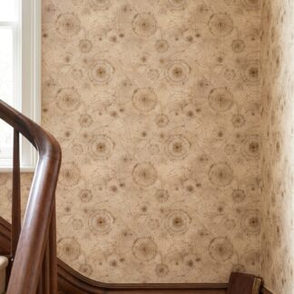 Vintage Celestial Map Wallpaper, Antique Star Chart in Sepia, Peel and Stick Wallpaper, Removable Wall Mural for Study or Office Accent Wall